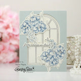 Honey Bee Stamps, 6x8 Clear Stamp & Dies Combo, Blooming View