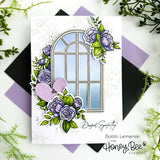 Honey Bee Stamps, 6x8 Clear Stamp & Dies Combo, Blooming View