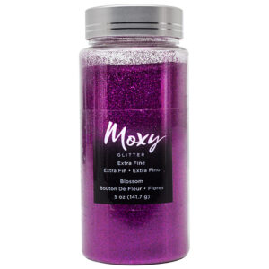 American Craft, Moxy Extra Fine Glitter, 5oz Bottle, Blossom