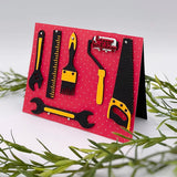 Spellbinders Cutting Dies, Tool Box Essentials Collection by Nancy Stamps, All the Tools (S6-204)