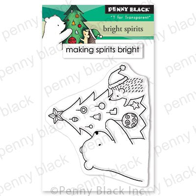 Penny Black Clear Stamps 3"X4", Bright Spirits