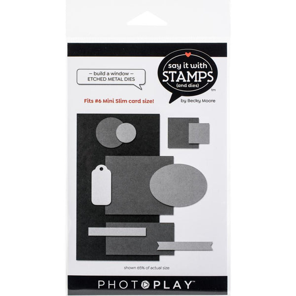 PhotoPlay Say It With Stamps Die Set, #6 Build A Window