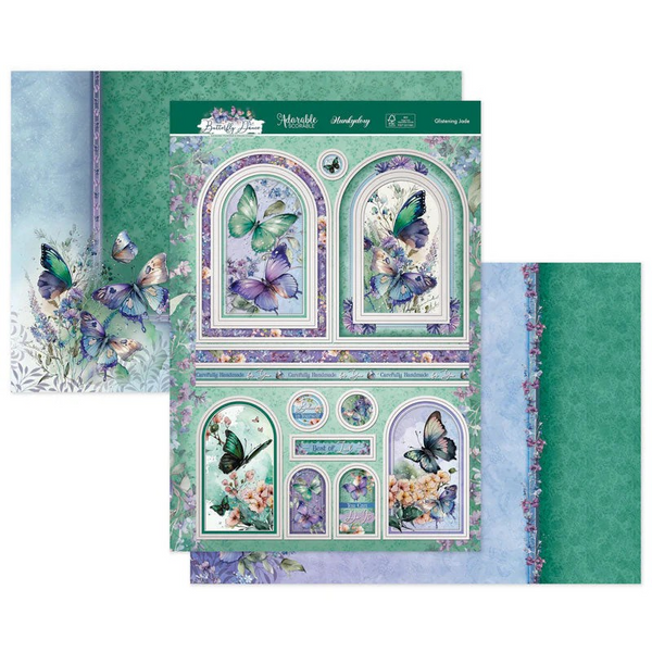 Hunkydory Crafts, Glistening Jade Luxury Topper Set