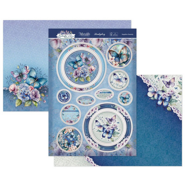 Hunkydory Crafts, Sapphire Serenity Luxury Topper Set
