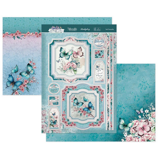 Hunkydory Crafts, Teal Tranquility Luxury Topper Set