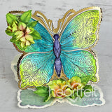 Heartfelt Creations, Floral Butterfly Collection,  Cut & Emboss Dies, Large Floral Butterfly (HCD2-7352) (Reserved)