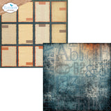 Elizabeth Craftsm Double-Sided Cardstock Pack 12"X12", Rest & Relaxation (C043)