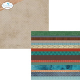 Elizabeth Craftsm Double-Sided Cardstock Pack 12"X12", Rest & Relaxation (C043)