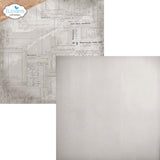 Elizabeth Crafts Double-Sided Cardstock Pack 12"X12", Backgrounds Volume 5 (C044)