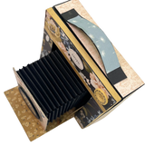 CrafTreat, Scrapbook Blank Precut Album Base, Vintage Camera, Black