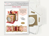 CrafTreat, Scrapbook Blank Precut Album Base, Vintage Camera, Kraft