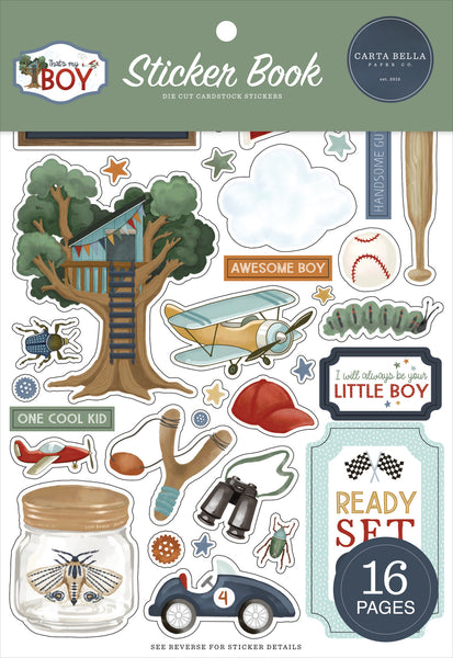 Carta Bella Sticker Book, That's My Boy (CBB419029)