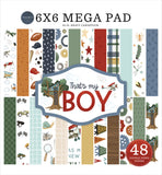 Carta Bella, Cardmakers MegaPad 6"X6", That's My Boy (CBB419031) - Scrapbooking Fairies
