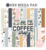Carta Bella, Double-Sided Mega Paper Pad 6"X6" 48/Pkg, Coffee Shop (CBCS446031)