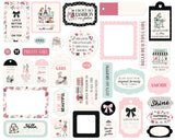 Carta Bella, Cardstock Ephemera 34/Pkg, Frames & Tags, French Girl (CBFG490025)