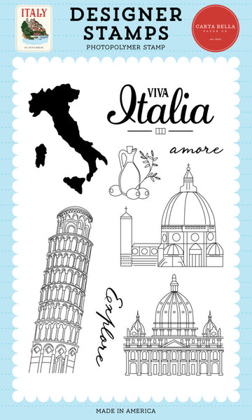 Carta Bella, Clear Stamps, Italy, Viva Italia