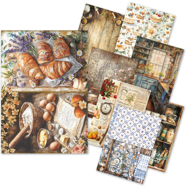 Ciao Bella, A5 Rice Paper Art Set, Cookbook (CBRS014)