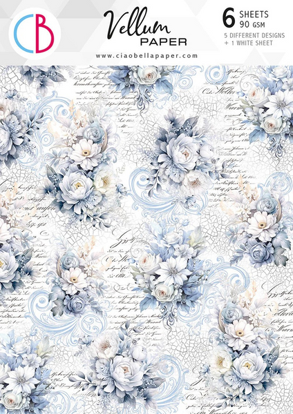Ciao Bella, A4 Vellum Paper Pack, Midnight Spell, 6/Pkg (#CBV011)