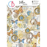 Ciao Bella, A4 Patterns Vellum Paper Pack, Esprit de Voyage (#CBV021)