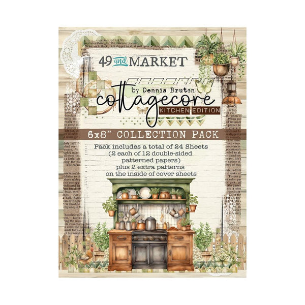 49 & Market Collection Pack 6"X8", Cotttagecore