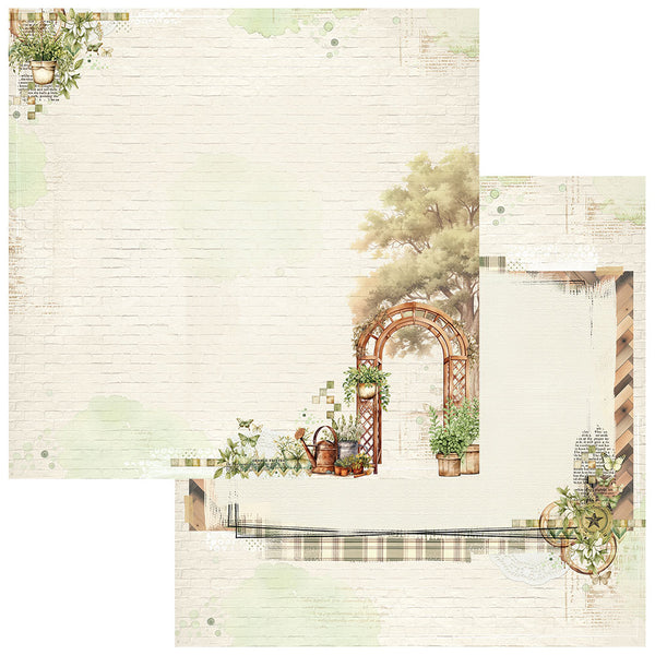 49 and Market, Cottagecore, Double-Sided Cardstock 12"X12", Memories