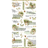 49 And Market Rub-On Transfer Set 6"X12", Cottagecore (CC-29680)