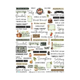 49 And Market, Rub-On Transfer Set 6"X8" Cottagecore, Kitchen Edition (CC-29697)