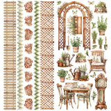 49 And Market Laser Cut Outs, Elements, Cottagecore (CC-29703)