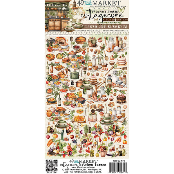 49 And Market Laser Cut Outs, Cottagecore, Kitchen Edition (CC-29710)