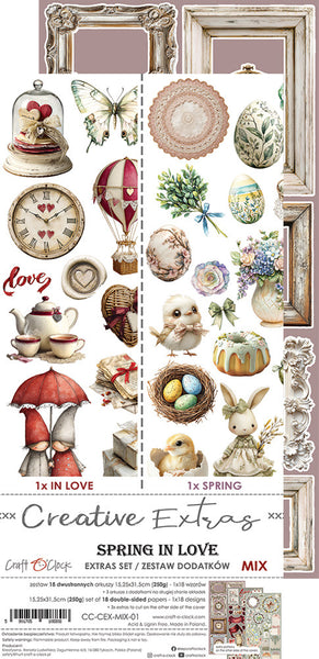 Craft O'Clock, Extras Set, Spring in Love, Mix 1 (CC-CEX-MIX-01)