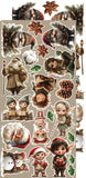 Craft O'Clock, Extras Set, Oh Christmas Night, Flowers (CC-F41-OCN-11)