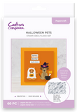 Crafter's Companion Stamp, Die & & Flock, Halloween Pets (CC-STD-FLOC-HAPE)