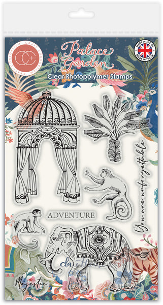 Craft Consortium Stamp Set, Majestic, Palace Garden