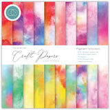 Craft Consortium, Double-Sided Paper Pad 6"X6" 40/Pkg, Pigment Infusions, 20 Designs