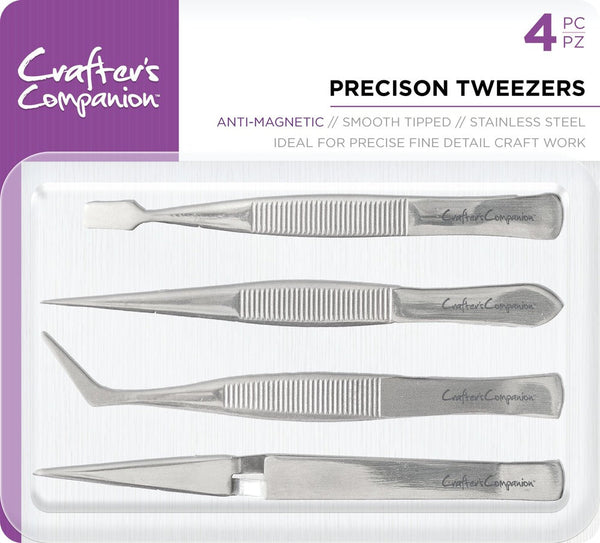 Crafter's Companion, Tweezers, Precision (4pc)