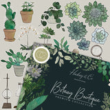 Craft Consortium Double-Sided Paper Pad 12"X12" 30/Pkg, Botany Boutique