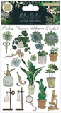 Craft Consortium Rub-On Transfers 2/Pkg, Botany Boutique