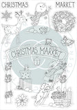 Craft Consortium Stamp Set, Christmas Market