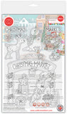 Craft Consortium Stamp Set, Christmas Market