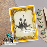Creative Expressions, 3.5"X5.25" Rubber Stamp By Andy Skinner, Let's Go Fly A Kite (CEASR064)