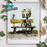 Creative Expressions, Pre Cut Rubber Stamp By Andy Skinner, Botology, Spread A Little Kindness (CEASR065)