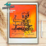 Creative Expressions, Pre Cut Rubber Stamp By Andy Skinner, Botology, Spread A Little Kindness (CEASR065)