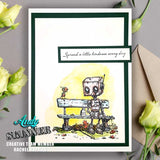 Creative Expressions, Pre Cut Rubber Stamp By Andy Skinner, Botology, Spread A Little Kindness (CEASR065)