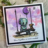 Creative Expressions, Pre Cut Rubber Stamp By Andy Skinner, Botology, Time Together (CEASR067)