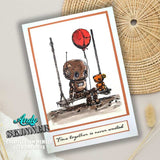 Creative Expressions, Pre Cut Rubber Stamp By Andy Skinner, Botology, Time Together (CEASR067)