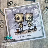 Creative Expressions, Pre Cut Rubber Stamp By Andy Skinner, Botology, Better Together (CEASR069)
