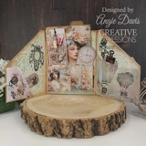 Creative Expressions, 6"x8" Clear Stamp Set, Taylor Made Journals Ledger