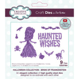 Creative Expressions,  Craft Dies By Sue Wilson, Halloween Bride Of Frankie
