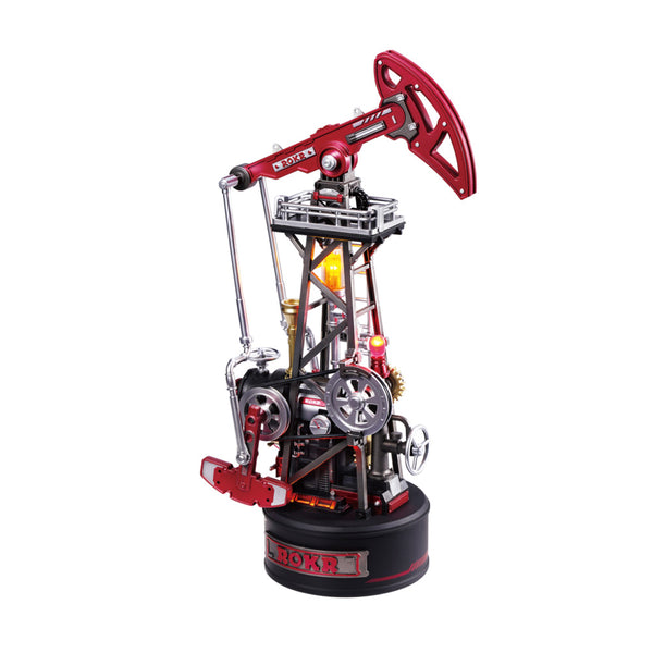 ROKR 3D Mechanical Puzzle, Industrial City, Oil Extractor