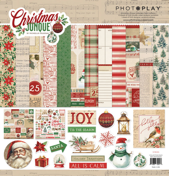 PhotoPlay Collection Pack 12"X12", Christmas Junque (CHJ5013)